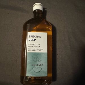 Bath & Body Works Breathe Deep Body Wash - Amber and Blue
